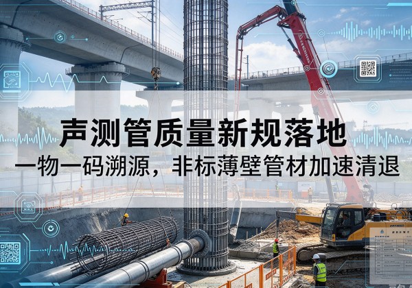 田林声测管质量新规落地，一物一码溯源，非标薄壁管材加速清退